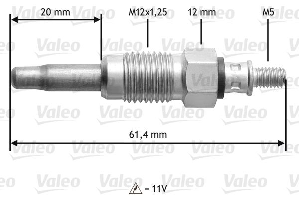 VALEO Glühkerze (345108)