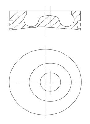 MAHLE Kolben (016 02 00)