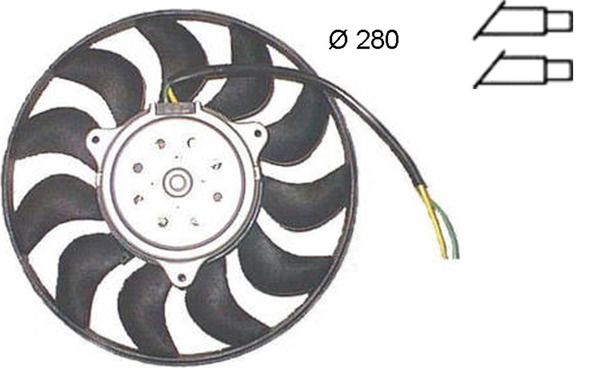 MAHLE Lüfter, Motorkühlung (CFF 306 000S)