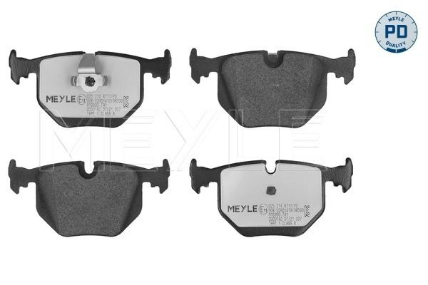 MEYLE Bremsbelagsatz, Scheibenbremse (025 214 8717/PD)