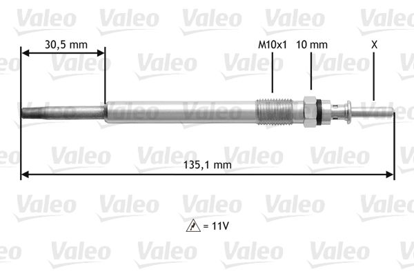 VALEO Glühkerze (345112)