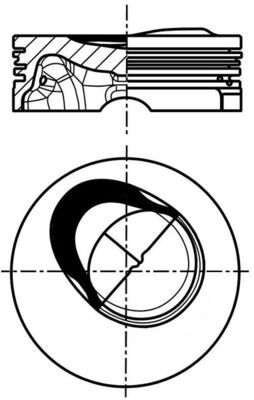 MAHLE Kolben (028 PI 00130 000)