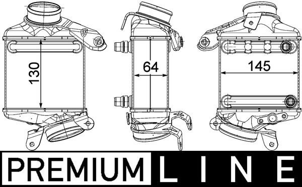 MAHLE Ladeluftkühler (CI 170 000P)