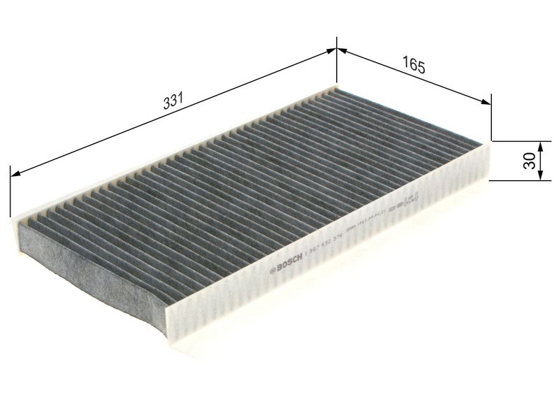 BOSCH Filter, Innenraumluft (1 987 432 376)