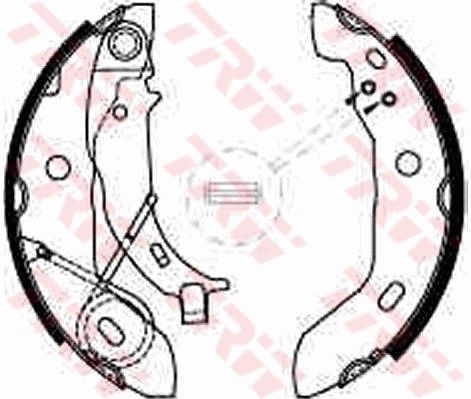 TRW Bremsbackensatz (GS8627)