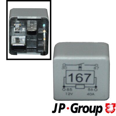 JP GROUP Relais, Kraftstoffpumpe (1199206900)