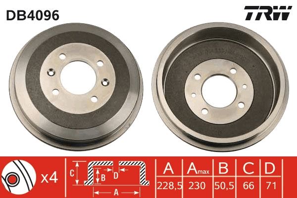 TRW Bremstrommel (DB4096)