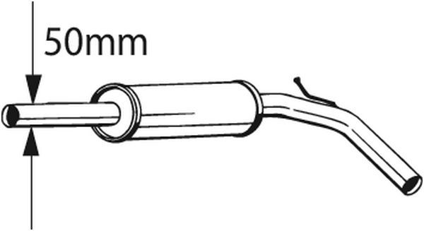 BOSAL Endschalldämpfer (233-417)