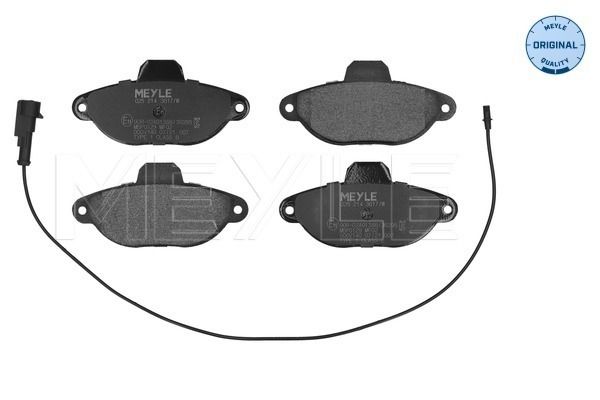 MEYLE Bremsbelagsatz, Scheibenbremse (025 214 3617/W)