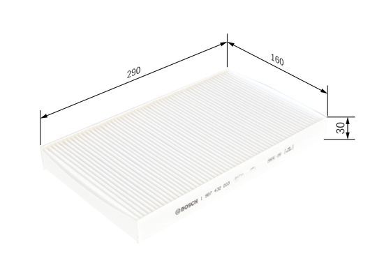 BOSCH Filter, Innenraumluft (1 987 432 003)