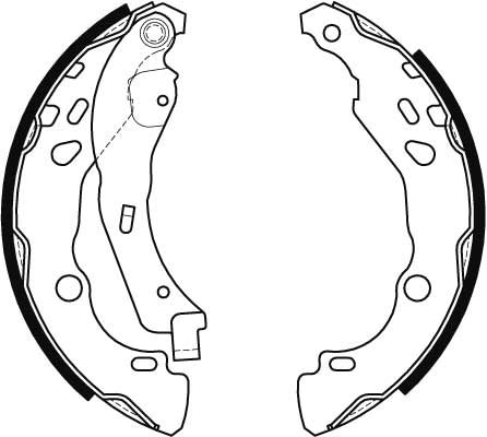 TRW Bremsbackensatz (GS8455)