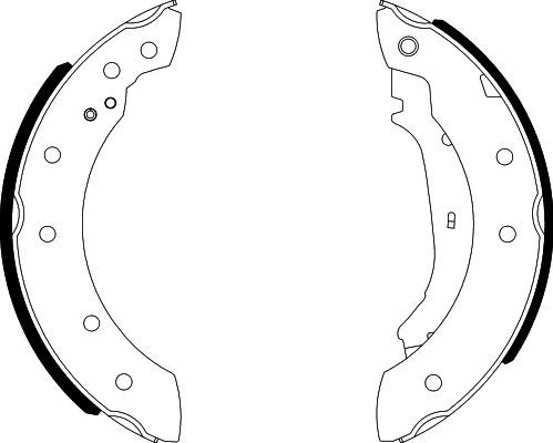 HELLA PAGID Bremsbackensatz (8DB 355 001-571)