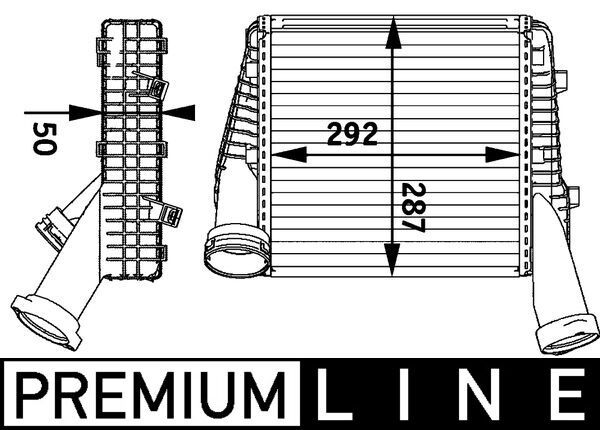 MAHLE Ladeluftkühler (CI 141 000P)