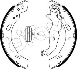 CIFAM Bremsbackensatz (153-490)