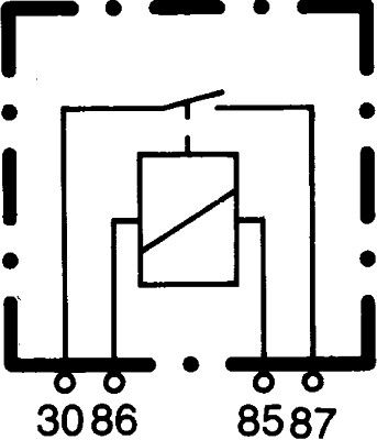 HELLA Relais, Arbeitsstrom (4RA 965 400-031)