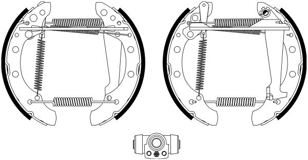 HELLA Bremsbackensatz (8DB 355 022-771)