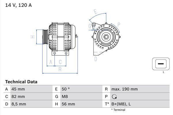 BOSCH Generator (0 986 041 740)