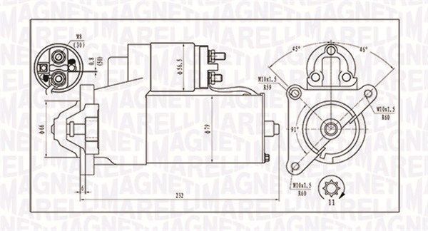 MAGNETI MARELLI Starter (063720373010)