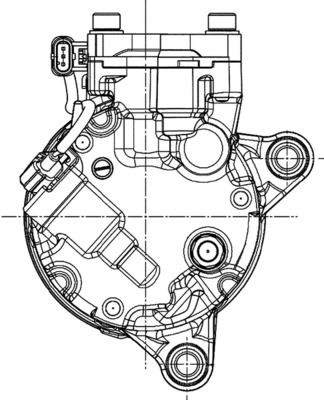 MAHLE Kompressor, Klimaanlage (ACP 600 000P)