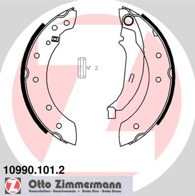 ZIMMERMANN Bremsbackensatz (10990.101.2)