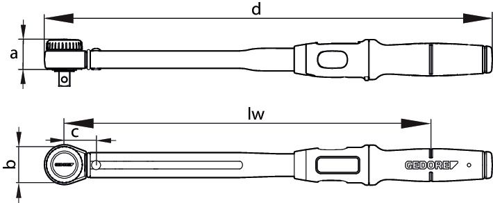 GEDORE Drehmomentschlüssel (3278379)