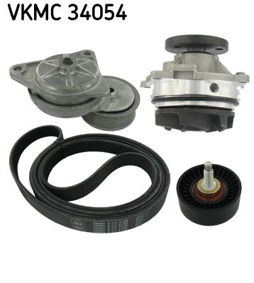 SKF Wasserpumpe + Keilrippenriemensatz (VKMC 34054)