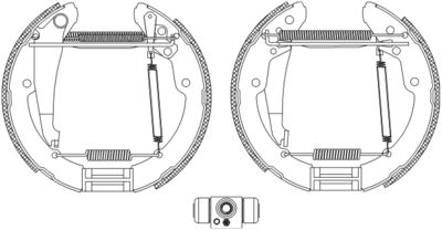 HELLA Bremsbackensatz (8DB 355 004-461)