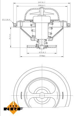 NRF Thermostat, Kühlmittel (725071)