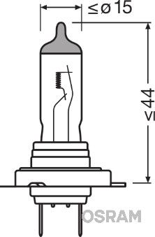 ams-OSRAM Glühlampe, Fernscheinwerfer (64210-01B)