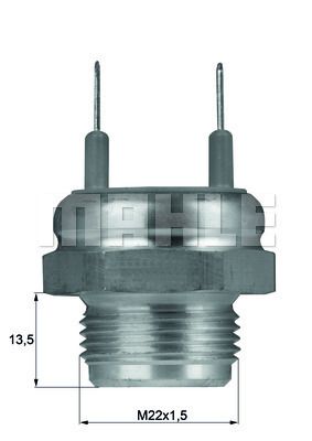 MAHLE Temperaturschalter, Kühlerlüfter (TSW 1D)