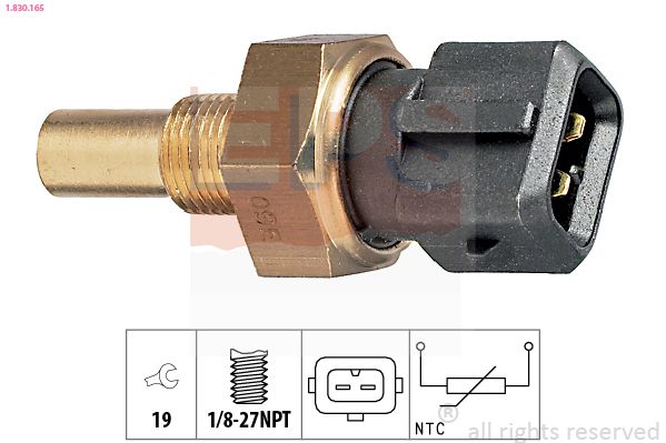 EPS Sensor, Kühlmitteltemperatur (1.830.165)