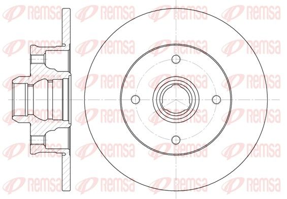 REMSA Bremsscheibe (6024.00)