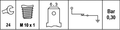 HELLA Öldruckschalter (6ZL 003 259-391)