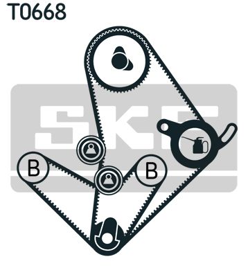 SKF Zahnriemensatz (VKMA 95014)