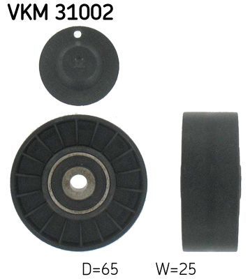 SKF Umlenk-/Führungsrolle, Keilrippenriemen (VKM 31002)