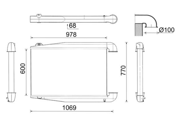 MAHLE Ladeluftkühler (CI 83 000P)