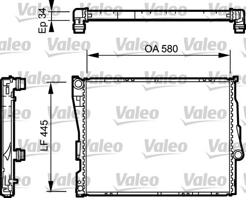 VALEO Kühler, Motorkühlung (734276)