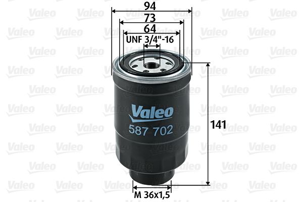 VALEO Kraftstofffilter (587702)