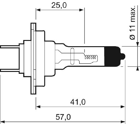 VALEO Glühlampe, Fernscheinwerfer (032009)