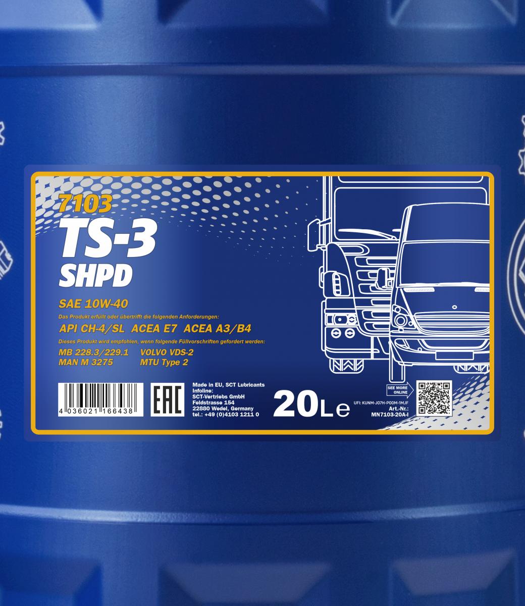 MN TS-3 SHPD 10W-40 Mineral