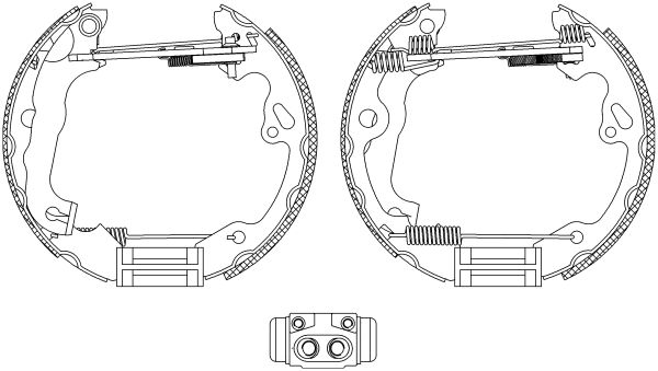 HELLA Bremsbackensatz (8DB 355 004-491)