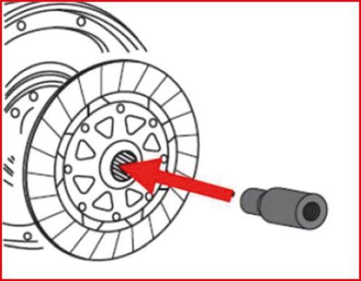 KS TOOLS Zentrierdorn, Kupplung (150.2402)