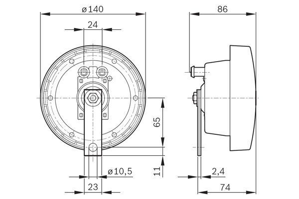 BOSCH Horn (0 320 226 004)