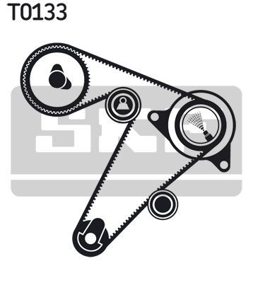 SKF Wasserpumpe + Zahnriemensatz (VKMC 06501)