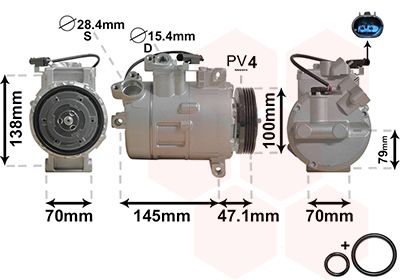 VAN WEZEL Kompressor, Klimaanlage (0600K306)