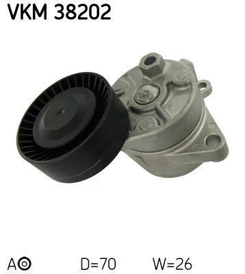 SKF Spannrolle, Keilrippenriemen (VKM 38202)