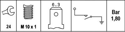 HELLA Öldruckschalter (6ZL 003 259-441)