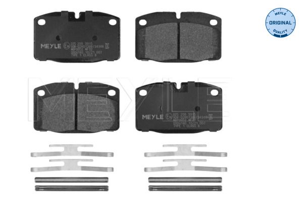 MEYLE Bremsbelagsatz, Scheibenbremse (025 209 3915)