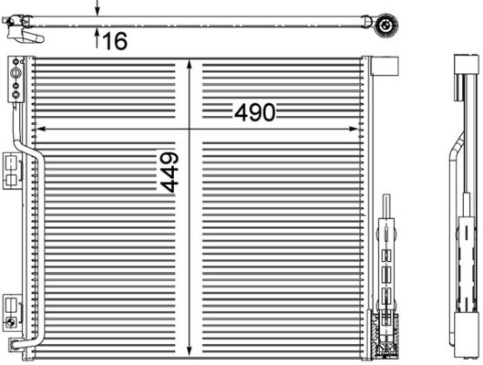 MAHLE Kondensator, Klimaanlage (AC 552 000P)