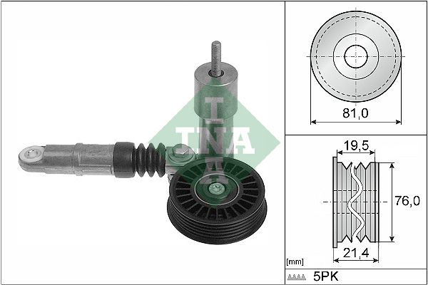 INA Riemenspanner, Keilrippenriemen (534 0014 10)